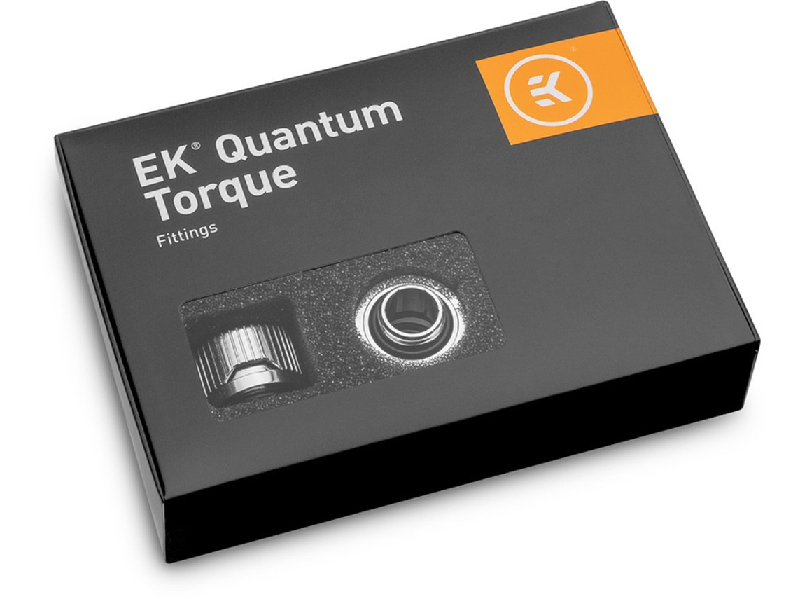 Conector EKWB Quantum Torque Hdc 14Mm Níquel Pack 6