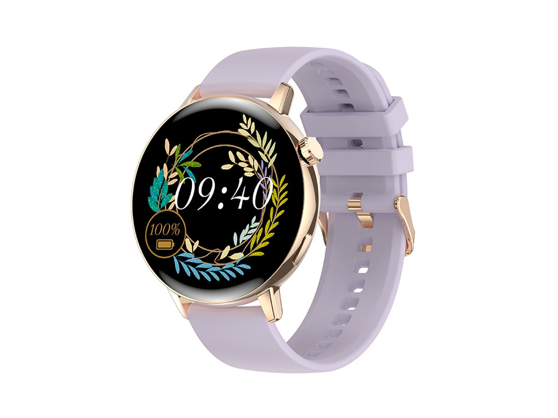 Smartwatch Yizhood I39h 1.32 Inch Bluetooth Chamada Ip67 À Prova De Água (android E Ios Roxo)