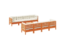 Garden Sofa Set, Garden Sofa Sets Vidaxl Marrom Madeira De Pinho (n/a)