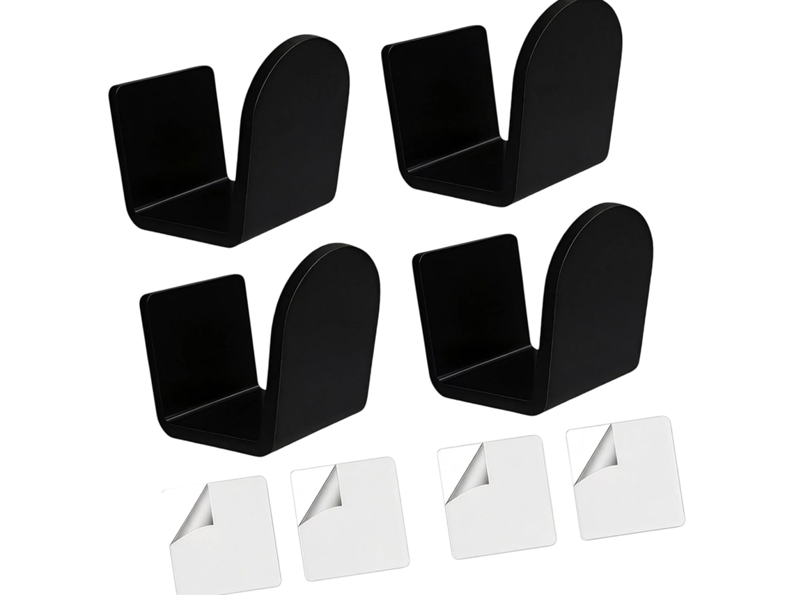Conjunto de suportes de parede em acrílico para luvas SFUSHOS