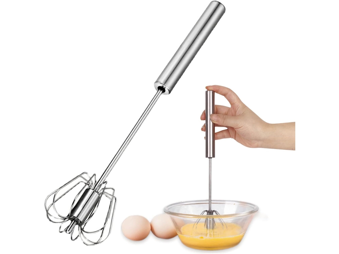 Elysve Batedor De Ovos, 10 Polegadas Simples Automático, Semiautomático Para Cozinha, Chantilly, Mini, Manual