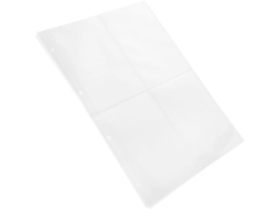 Gadpiparty 20 Feuilles Álbum De Fotos Transparentes Páginas De Substituição À Manches Claires Para Fotos E