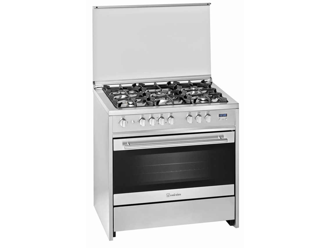 Fogão 5G MEIRELES M 910 X (126 L - Gás Butano-Propano - Inox)
