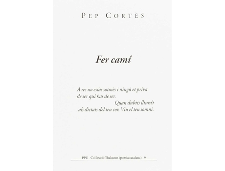 Livro Fer Cami de Pep Cortes (Espanhol)