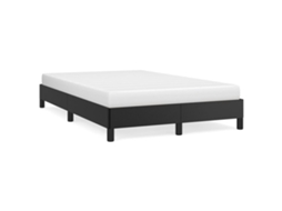 Bed Frame, Bed Frames Vidaxl Preto Couro Artificial (120 X 190 Cm)