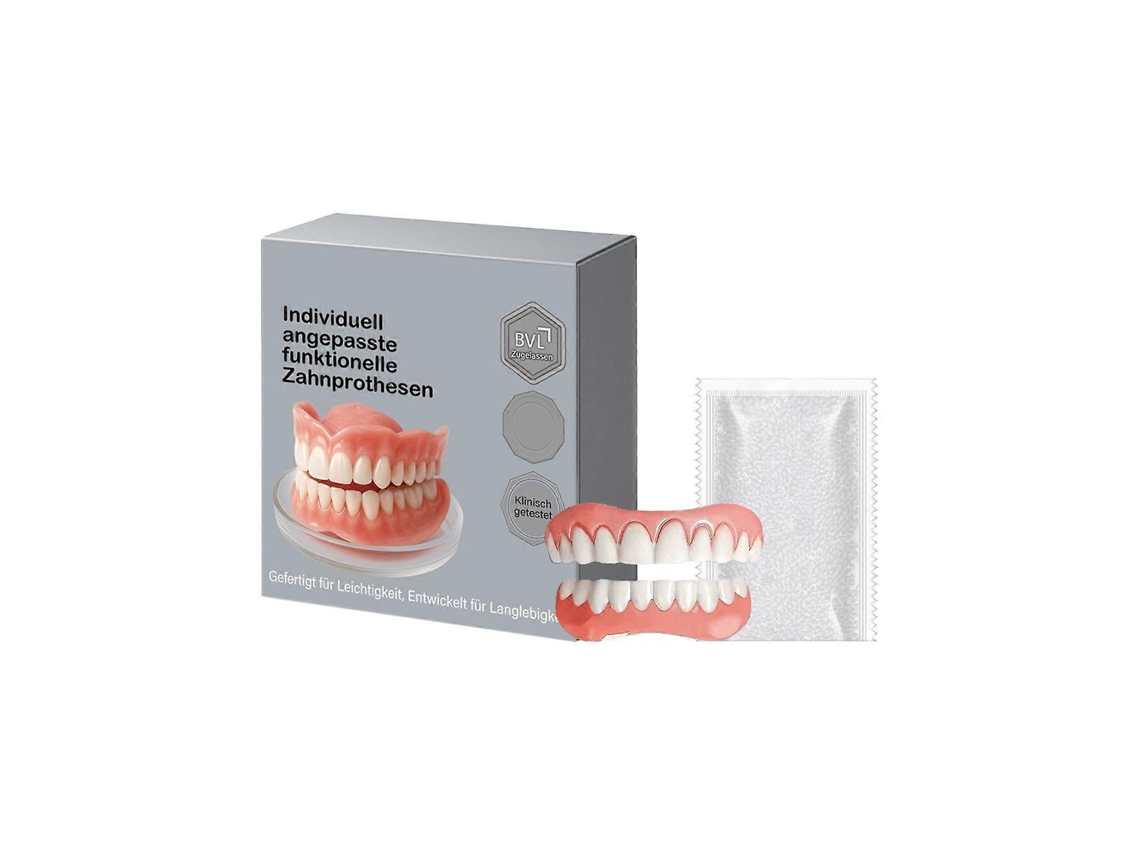 Kit De Prótese Dentária De Silicone, Macio E Confortável, Para Rebase--