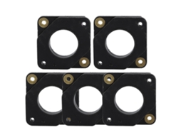 5 Peças Amortecedor De Vibração Do Motor Passo 42, Anel/almofada 41416mm Preto Luz Dourada