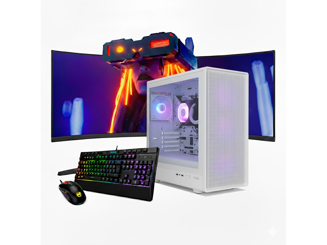 Desktop Gaming Iota Intel I7 14700kf / 9070 / 32gb Ram / 1tb Ssd / Windows 11 Pro / Monitor Curvo 34” Qhd 165hz