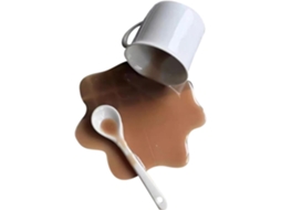 Suporte Para Celular Em Formato De Xícara Café Invertida