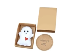 Love Hug Mini Fantasma Presente com Cartão de Saudação LAXISCREED
