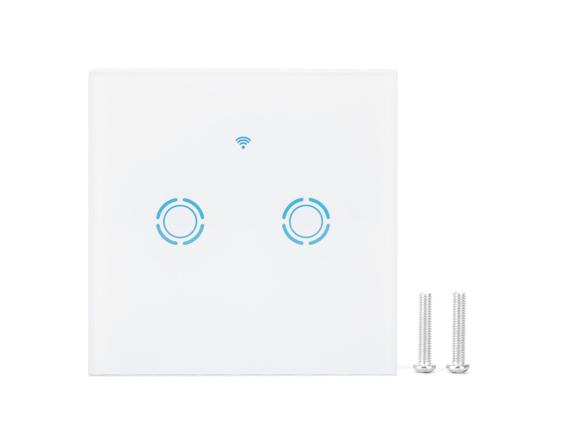 Laxiscreed Interruptor Inteligente Tátil 86 Para Casa Smart, Wifi, Controle Remoto E Comando Por Voz