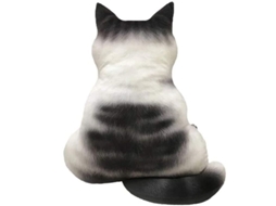 Travesseiro Nova Line de Pelúcia Gato, 35x35cm