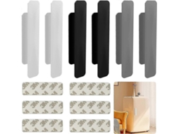 6 manoplas autoadhesivas para puertas, ventanas, gavetas, muebles, sin perforar, material moderno, fácil instalación | S/MARCA
