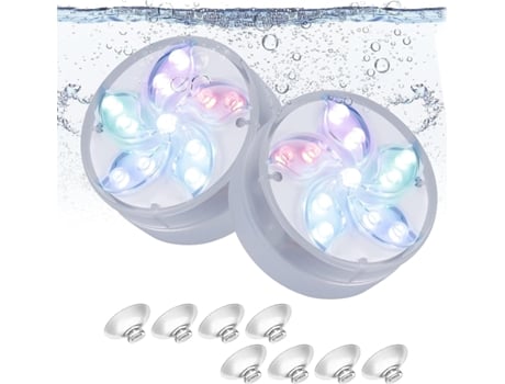 Spguard Lâmpada de Mergulho Led Lâmpada Subaquática Lâmpada de Banheira Impermeável Adequada para Aquários e Piscinas 2 Pacotes