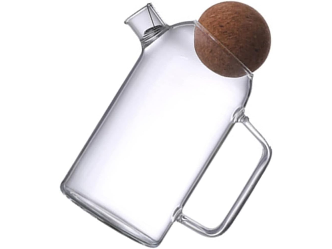Bule De Vidro, Cap. 800ml, Resistente Ao Calor, Para Chá.