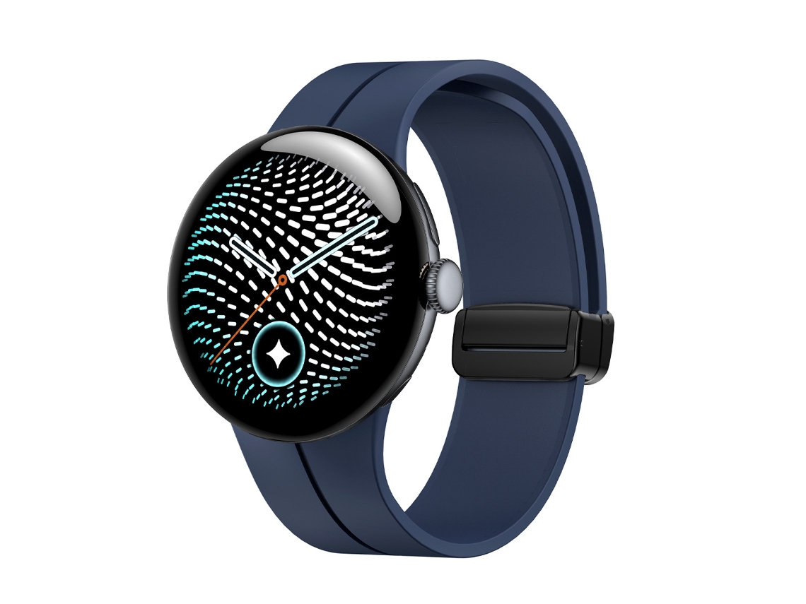 Bracelete Em Silicone Para Google Pixel Watch 5 41mm (azul)