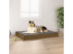 Vidaxl Cama 91,5x64x9 Cm Pinho Maciço Castanho Mel
