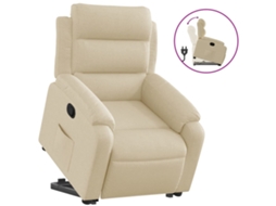 Stand Up Recliner Chair, Stand Up Recliner Chairs Vidaxl Creme Tecido