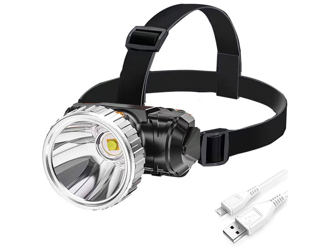 Farol Led Recarregável Com Luz Forte, Adequado Para Camping E Escalada Nicecee