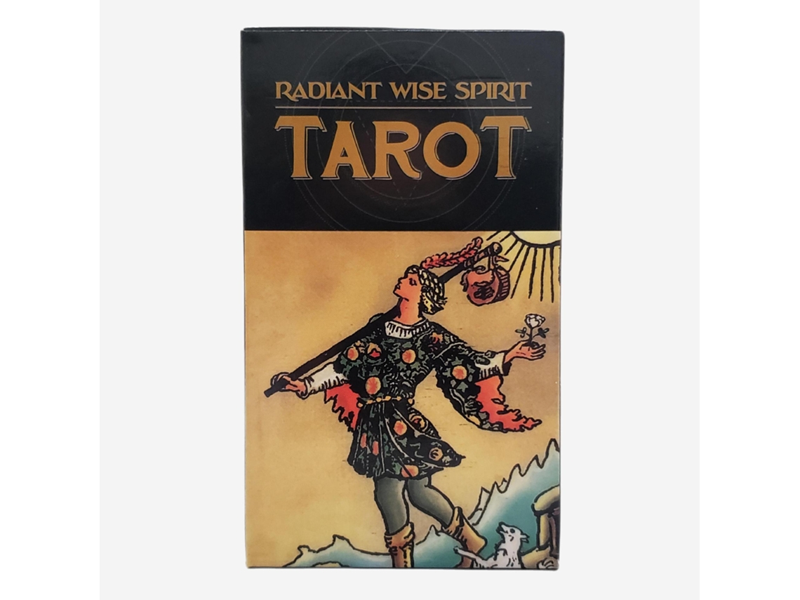 o Recém lançado Baralho de Tarô "radiant Wisdom", um Jogo de Cartas Casual. MDUG