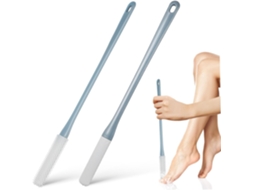 Conjunto Lifkome Com 2 Escovas De Silicone Para Os Pés, Com Cabos Longos E Cerdas Densas, Para Limpeza Dos Dedos E Banho