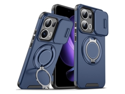 Anel De Suporte Anti-queda Para Capa De Celular Com Janela Deslizante Oppo Linkeazul - Realme 14 Pro