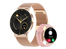 Smartwatch Qs05 Com Tela Amoled Ultra Nítida De 1,32 Polegadas, Rastreador De Atividades Físicas Com Spo2/frequência Cardíaca/monitoramento