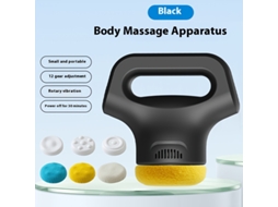 Massageador Elétrico Portátil com Carregamento Sem Fio, Unissex Aparelho para Modelagem Corporal, Função de Ajuste de 12 Velocidades, C... STELASPLEN