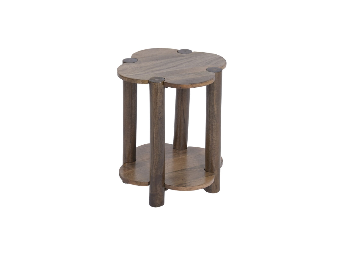 Mesa De Apoio Home Esprit Castanho 40 X 40 X 47 Cm