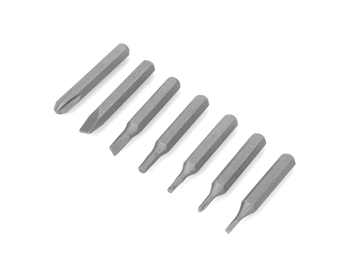 Conjunto De Pontas De Chave De Fenda Em Aço 7 Peças Da Laxiscreed Para Várias Aplicações