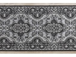 Passadeira Bcf Morad Wiosna Roseta Cinzento 70 cm