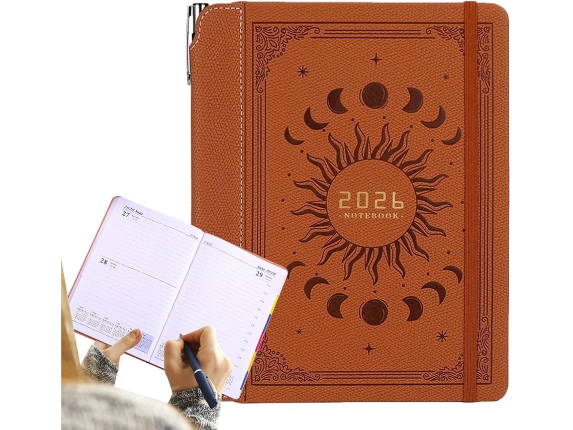 Agenda do 2026 Anual Diário de com Semanal para e Professor - Planejador Trabalho Casa, Escola, Escritório, CHABERLU