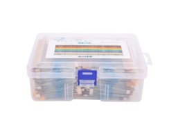 Conjunto de 2600 Resistências de Filme Metálico 1/4w 1rω 3mω Componentes Eletrônicos