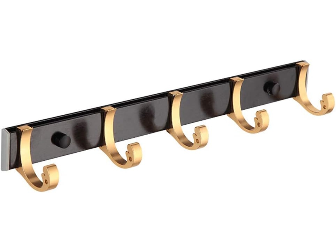 Cabide De Alumínio Espacial, Tira De Gancho Dobrável E Elegante, Cabide De Parede Com Superfície Antiferrugem, Design Simples E Elegante, Carga Forte