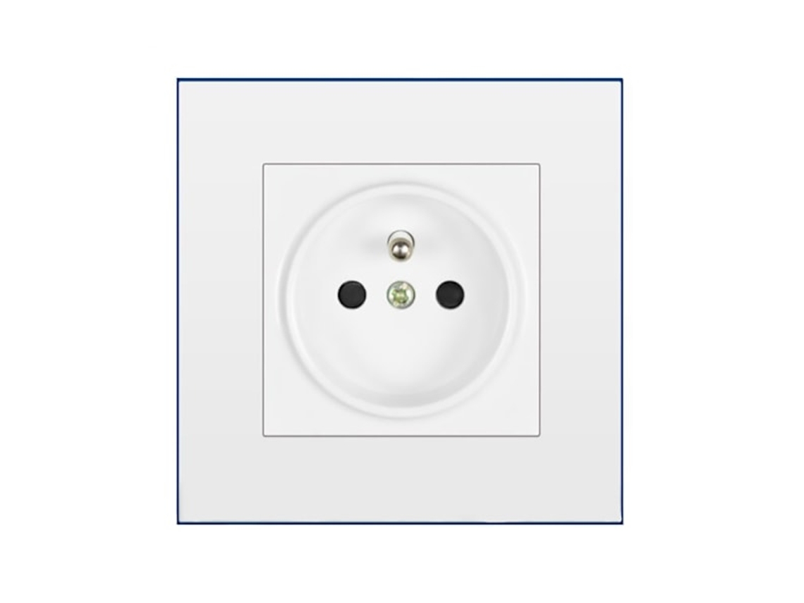 Placa de parede com interface multimídia Hd 6 portas BRILVIBERA
