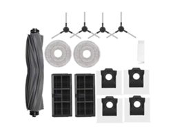 Para Aspirador Robô Dreame Mova E30 Ultra / Trouver E30 Ultra: Escova Lateral Principal, Filtro Hepa, Panos De Limpeza, Saco De Pó