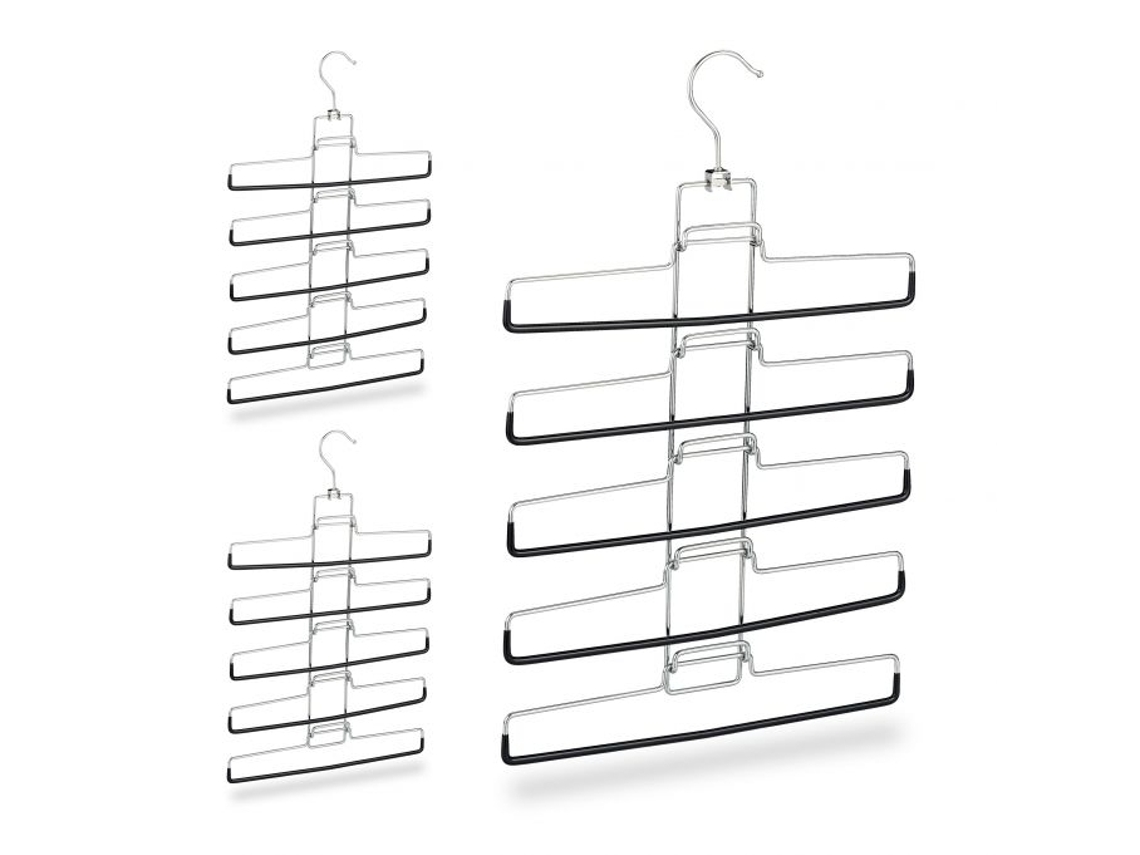 3 Peças. Multi Cabides Para Calças B2x
