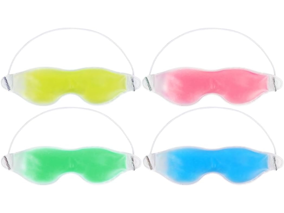 Máscara De Gel Para Os Olhos Com Elástico, Em Gel E Pvc, Com Função