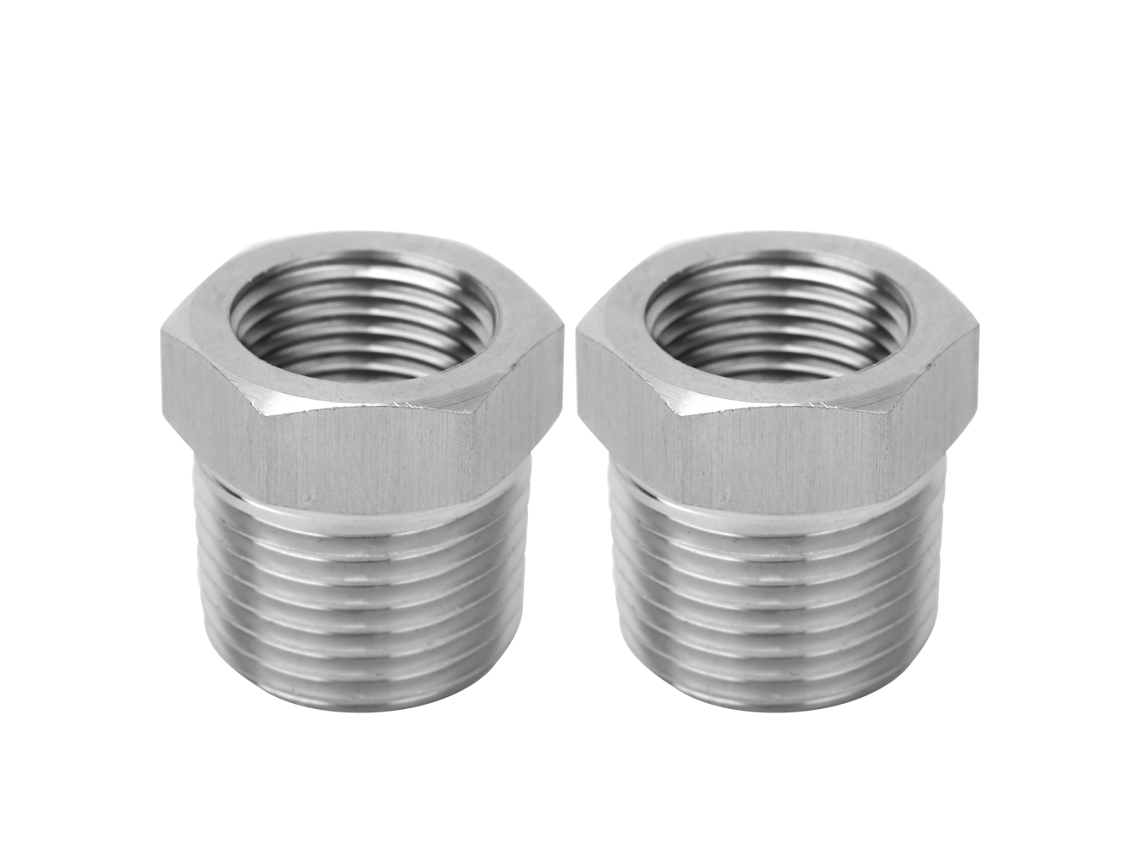 2pcs Adaptador De Tubo Fêmea-macho Com Rosca Bsp Redutor Conexão Para Manômetro Água 1/2-3/8