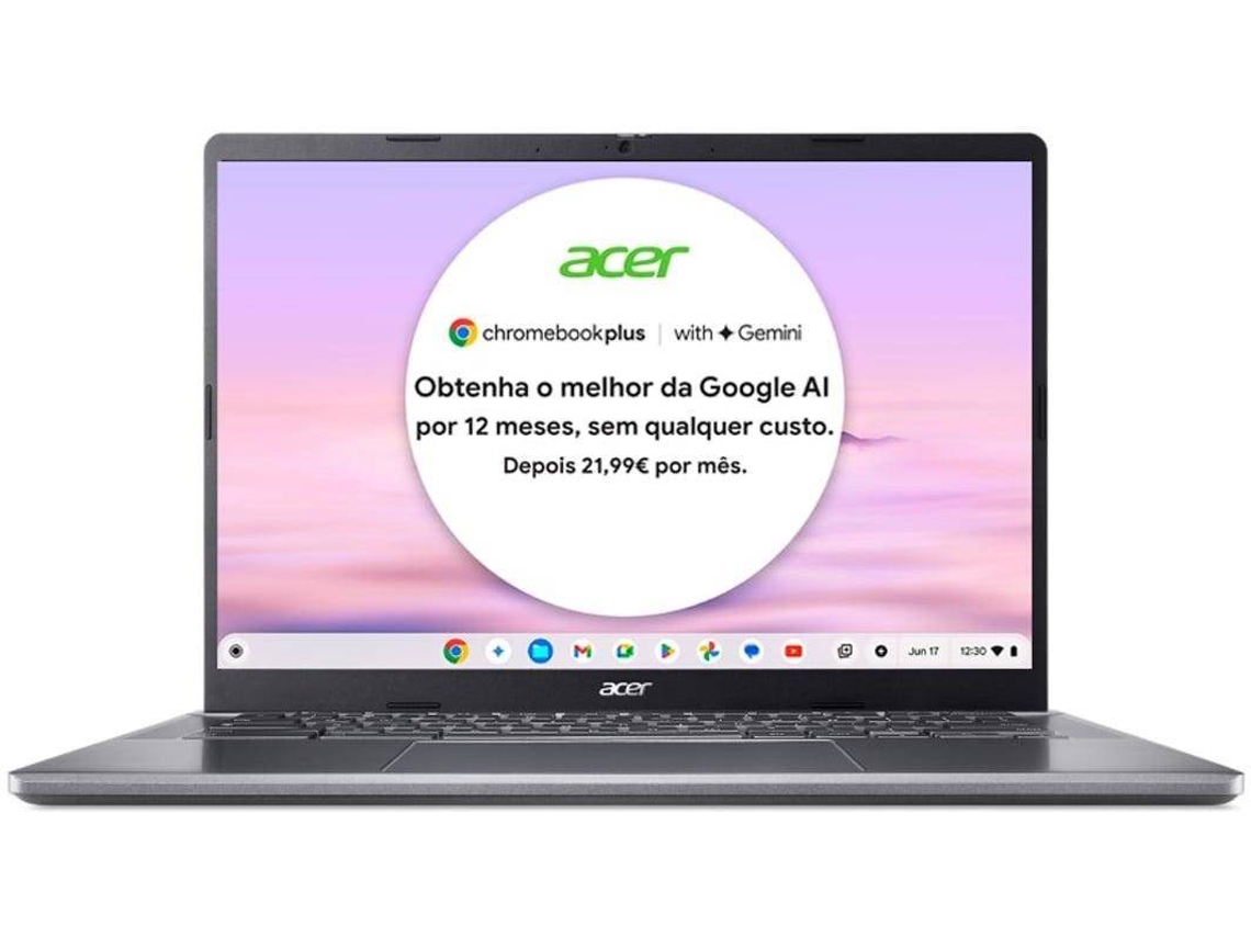 Portátil ACER Chromebook Plus 514 CB514-3H (Outlet Grade A - 14'' WUXGA - AMD Ryzen 3 7320C - RAM: 8 GB - 128 GB eMMC - AMD Radeon 610M)