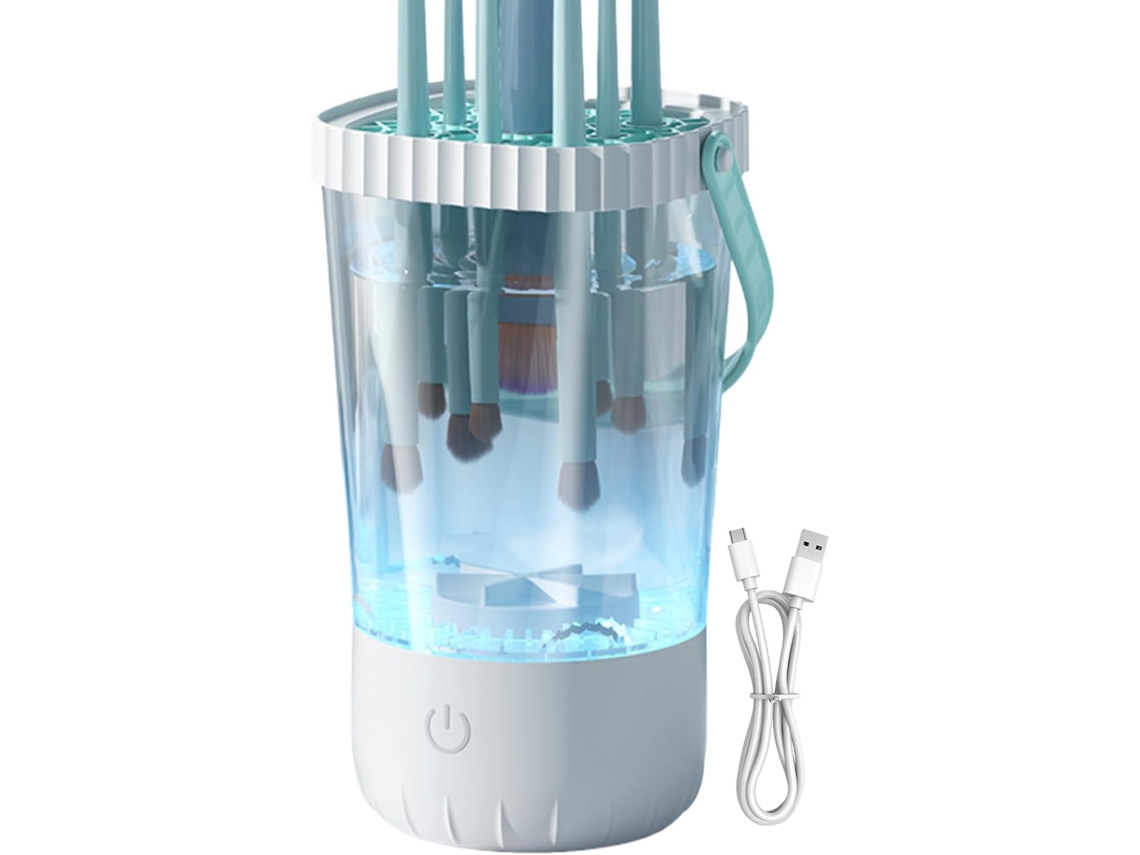 Limpador Elétrico Portátil De Pincéis Para Ferramentas De Maquiagem