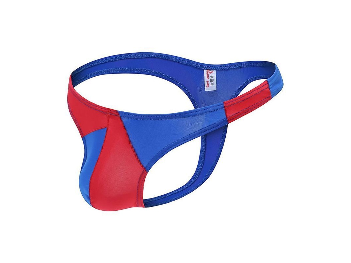 2026 tanga para Hombre G strings de Color Block Calzoncillo Interior de Poliéster