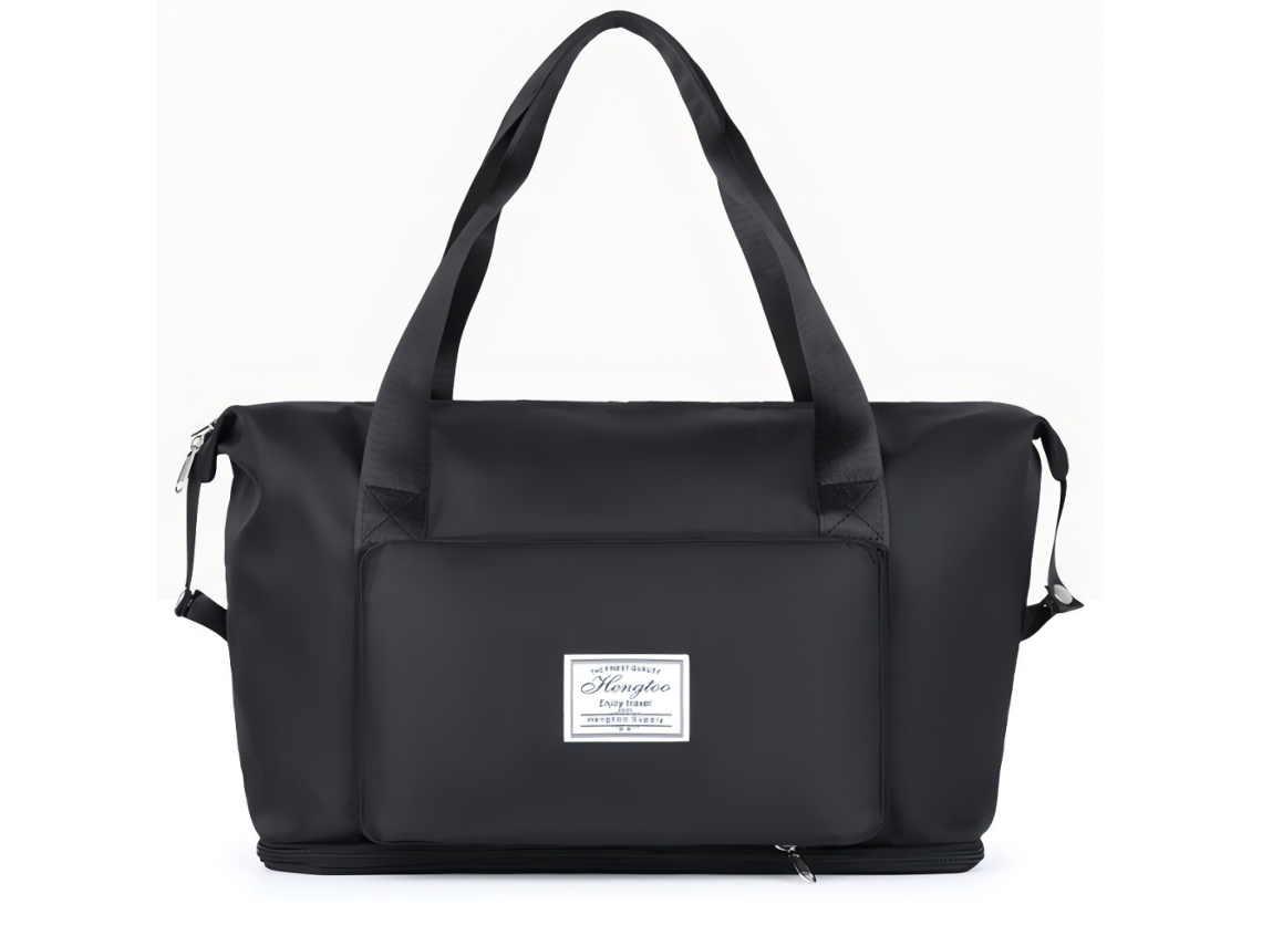 Bolsa Oxford AQUAFORGE impermeável com divisórias para itens secos e molhados, com suporte para vara de pescar