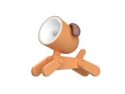 Lâmpada de Mesa Led Cute Cachorro portátil com suporte para celular | S/MARCA