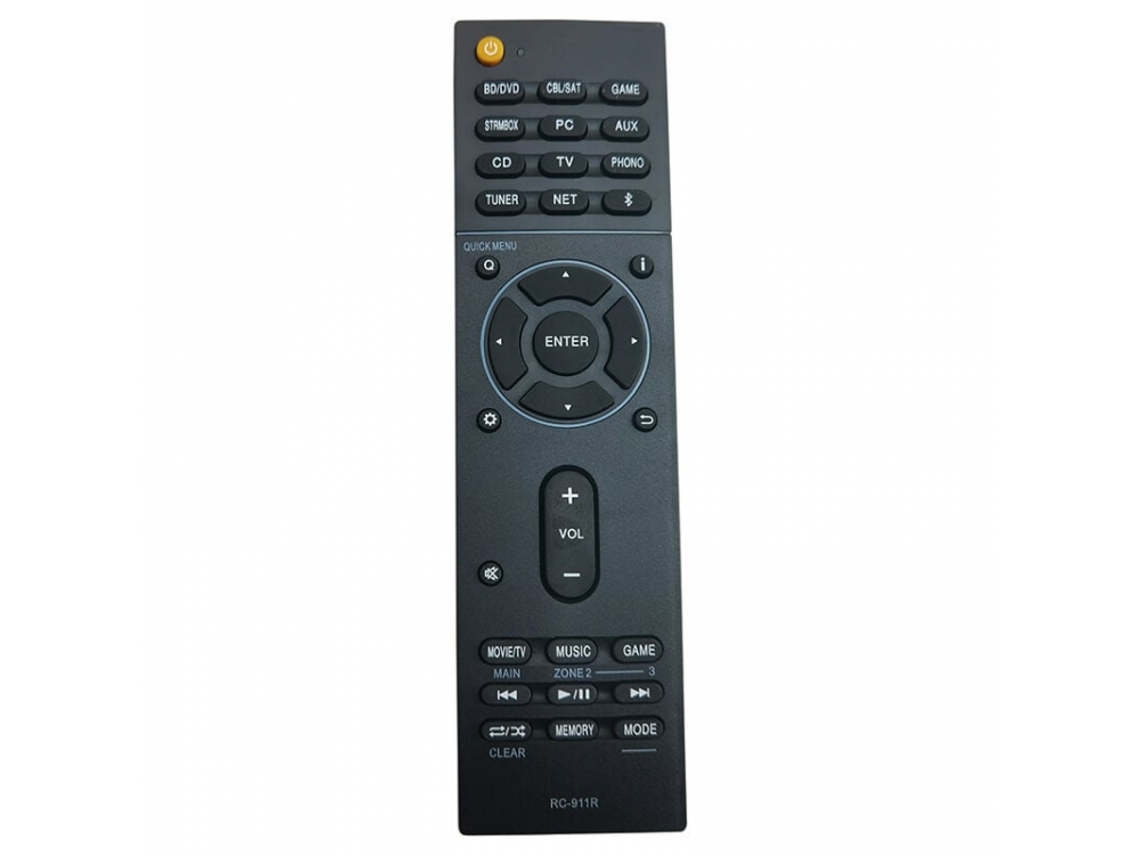 Controle Remoto Substituto Compatível Com Rc-911r Amplificador Estéreo Av Onkyo Tx-nr