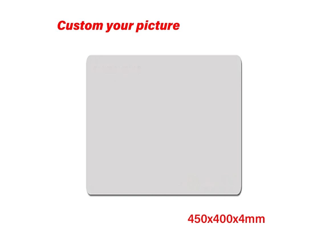 Mousepad Grande De Borracha, Opção Personalizável Para Jogadores 450x400x4mm Brilvibera