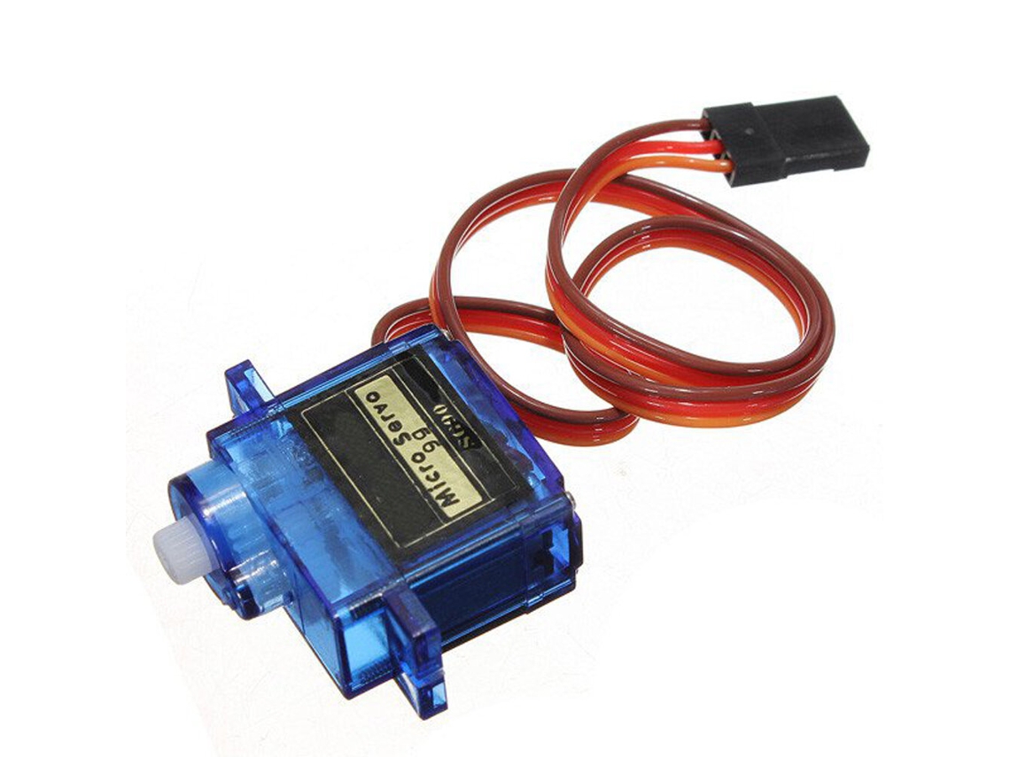 Servo Micro Sg90 Mini Gear 9g para Avião/helicóptero Rc MDUG (2 Unidades)