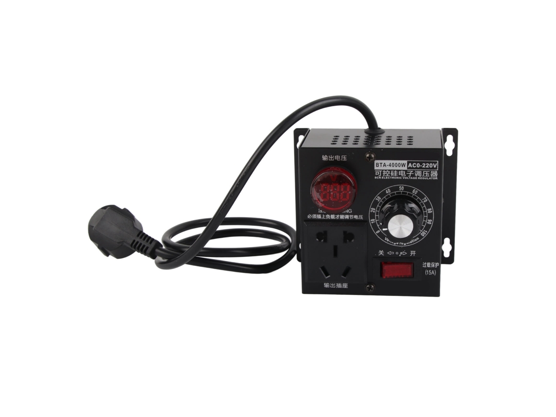 Controlador de Velocidade SCR 4000w para Motores Ventilador
