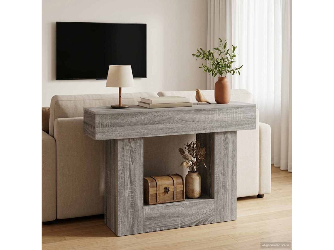 Vidaxl Sonoma Cinza 101 X 30 X 74 Cm