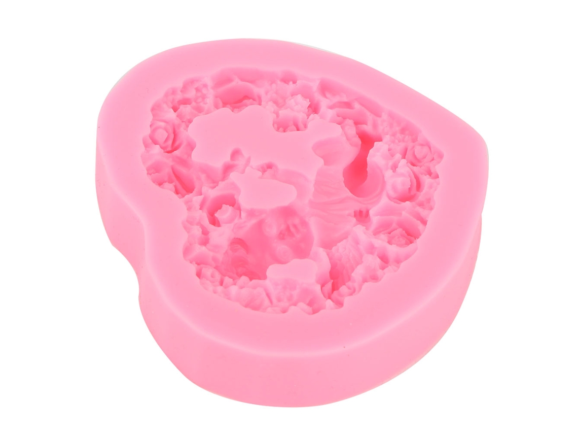 Molde De Silicone (formato De Coração, Multiuso Para Diy) + Eoocoo